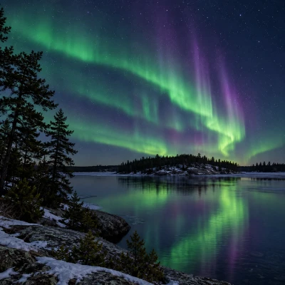 Visit Whiteshell Norther Lights Image