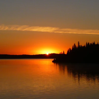 Visit Whiteshell Sunset Image